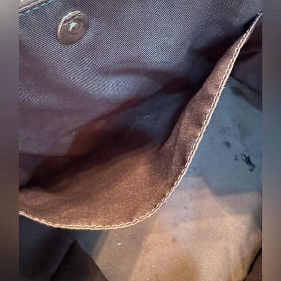 Unisex Beautiful chocolate brown TELFAR shopping bag - Picture 4 of 6